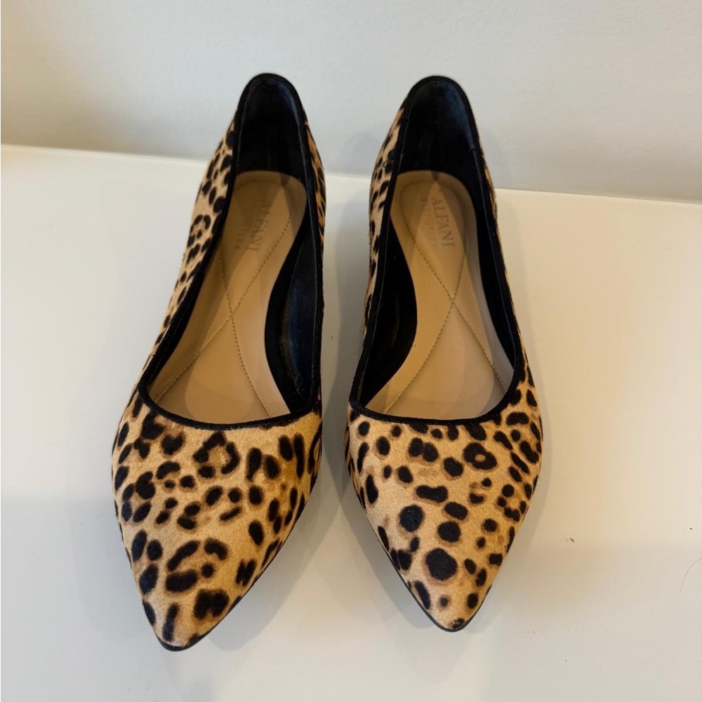 Alfani Brown and Black Heels with Sleek Pointed Toe